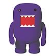 Domo Grape Purple Flocked 4-Inch Vinyl Figure